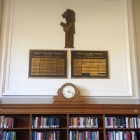 Teaching Lion from Rosencrans Reading Room in Butler Library