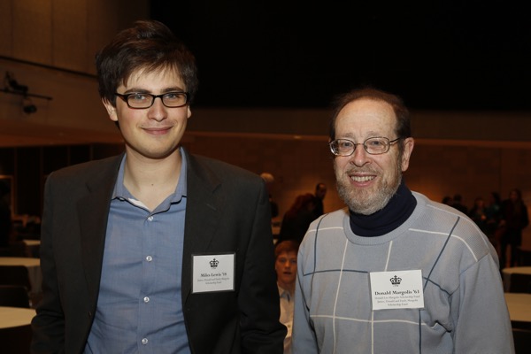 Miles Lewis ’18 and Donald L. Margolis ’63, BUS’65