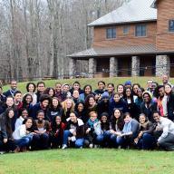 Multicultural Affairs enhanced student connections to the Columbia community at the annual Students of Color Leadership Retreat, held at the Frosty Valley YMCA in Claryville, NY, for 50 participating students. Photo: Roshawn Johnson