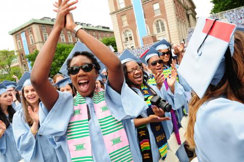 On May 21, the members of the Columbia College Class of 2014 joined more than 14,000 degree candidates from the University and its affiliates as they officially became graduates during Commencement, presided over by President Lee C. Bollinger. 