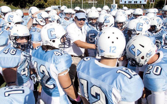 Football Coach Mangurian Stays The Course Columbia College Today