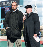 Governor Pataki catches a Lions' victory