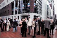 Reunion 2002 outside Lerner Hall