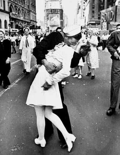 V-J Day, Times Square, 1945