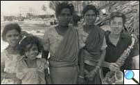 Rice with residents of Juhu north