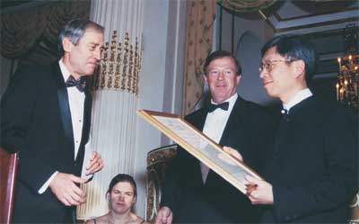 Jerry Sherwin '55, Armond Hill, and Al Langer