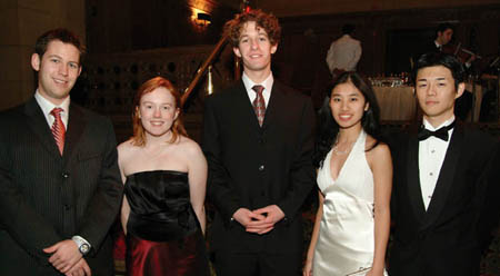 Student presenters at the John Jay awards