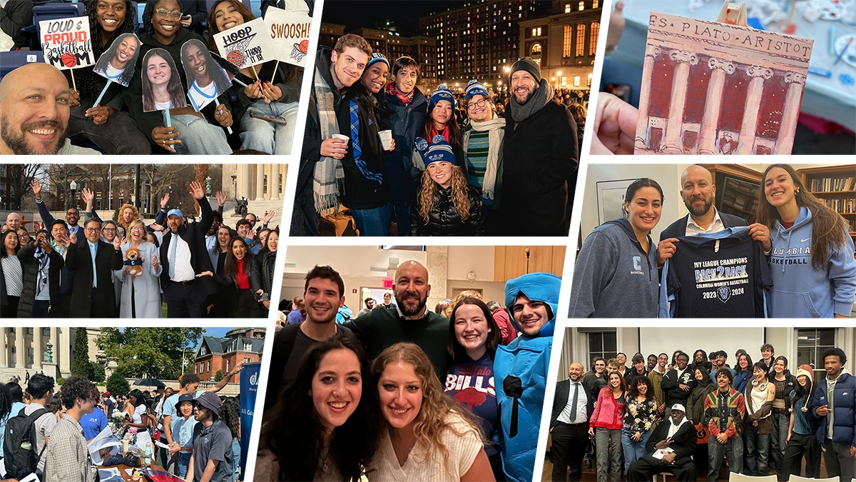 Collage of images from Fall 2024 at Columbia College
