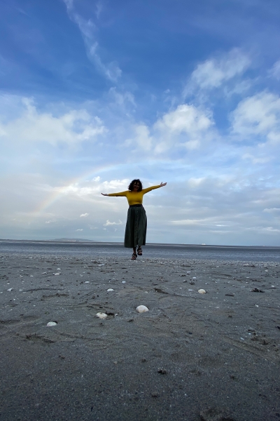 Sandymount Strand in Dublin.