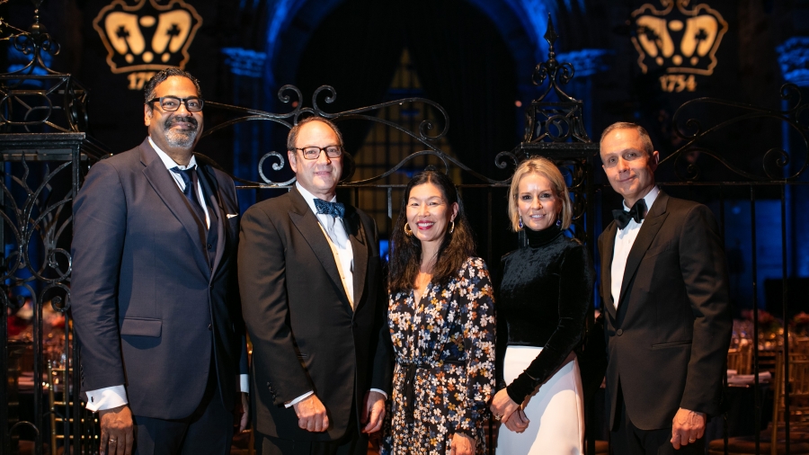  Dane E. Holmes CC’92, Jonathan D. Bram CC’87, Ai-jen Poo CC’96, Dr. Jennifer Ashton (née Garfein) CC’91, VPS’00, HN’16, and Anthony “Tony” Tutrone CC’86.