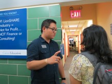 During the event, the walls featured "Did You Know?" signs with facts about CCE. 