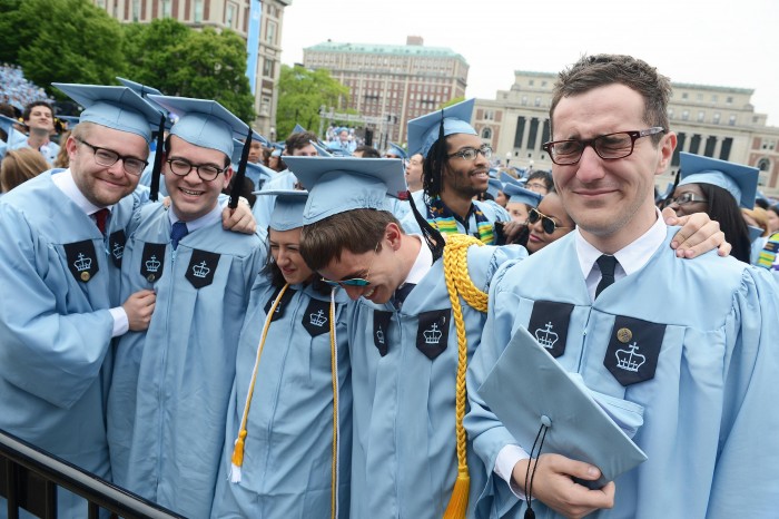 The Class of 2014 celebrates at University Commencement.