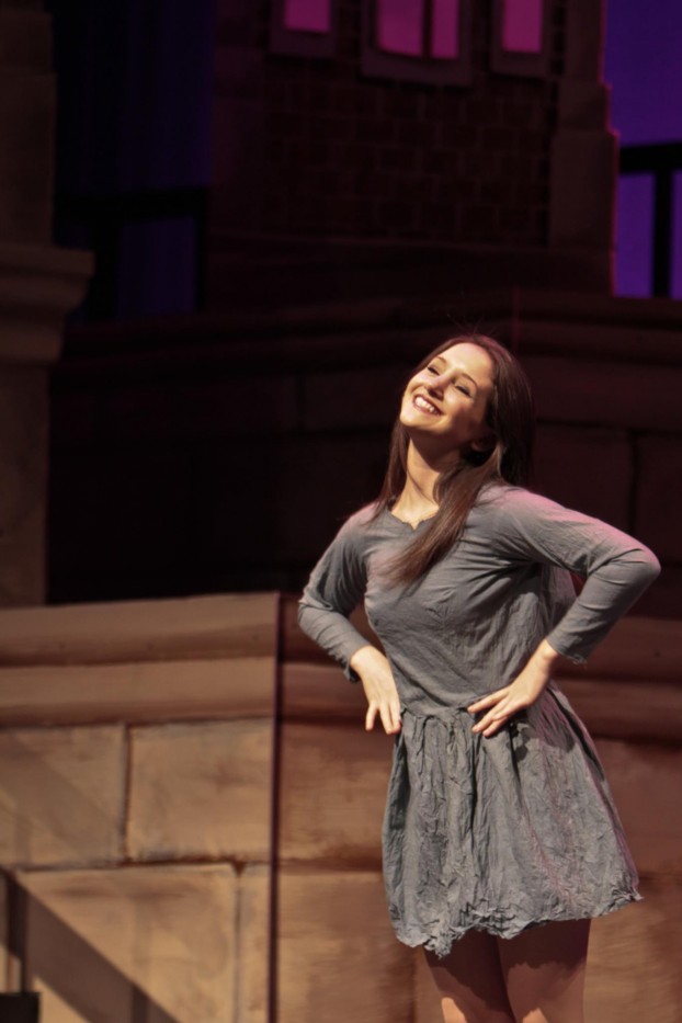 Rebekah Lowin CC '14 performs in the 118th Varsity Show. Photo: Courtesy Rebekah Lowin CC ’14 