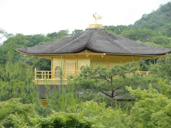 The main building at the Buddhist temple Kinkakuji, known in English as the Golden Temple, in Kyoto, Japan. Photo: Trevor Menders CC’18