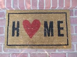 "Home" Welcome Mat