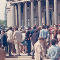 Students on Low Plaza - Columbia College