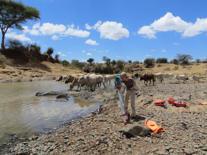 Molly Priester ’14 in Kenya. Photo: Paula Kahumbu