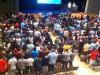 The Columbia College Class of 2017 made history as the first class to adopt an honor code. Students took the pledge together at the Columbia College Academic Assembly during New Student Orientation Program (NSOP). Photo: Alycen Ashburn