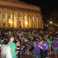 Community Development’s New Student Orientation Program culminated with Community Forum, an event that brings together first-year students from all four Columbia undergraduate schools. The event honors Columbia's history and ends with a surprise celebration on Low Plaza for the classes.