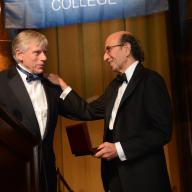 Joel I. Klein ’67, CEO of Amplify, the education division of News Corp., and executive vice president at News Corp., as well as a member of News Corp.’s Board of Directors, was presented the 2013 Alexander Hamilton Medal at a gala dinner in Low Rotunda on November 14. The medal, the highest honor paid to a member of the College community, is presented by the Columbia College Alumni Association for distinguished service to the College and accomplishment in any field of endeavor. Photos: Eileen Barroso