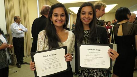 Phi Beta Kappa Ceremony photo