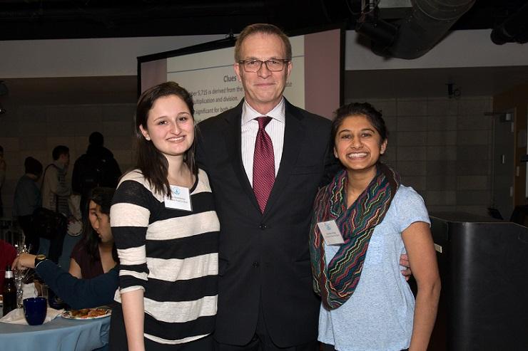 Ellie Deresiewicz CC'16 and Aneesha Baliga CC'16