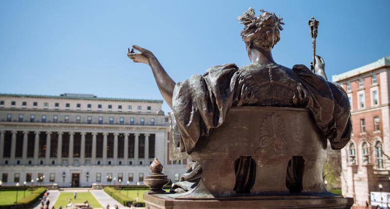 Alma Mater statue