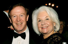 Quigley with Norma Lerner.PHOTO: Eileen Barroso
