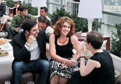 Social events such as the happy hour at NYC's Sky Room on July 26 have long been a popular part of CCYA programming.Photo: Scott Rudd Photography