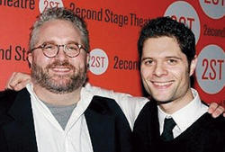 Yorkey and Kitt, at the Off-Broadway opening of Next to Normal at the Second Stage Theatre in 2008, say they don’t settle for “good enough” but “keep going until we get the best thing we possibly can.”
