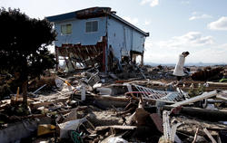 Homes were reduced to rubble in Arahama in Sendai, Miyagi, one of the hardest hit prefectures. PHOTO: KUNI TAKAHASHI/POLARIS