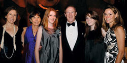 Quigley with his wife, Patricia Denison (second from left) and their daughters (left to right) Laura Brugger, Catherine Quigley, Caroline Quigley and Rebecca Cooper.PHOTO: Eileen Barroso