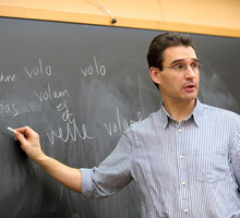 Relating ancient experience and knowledge to modern events, such as the earthquake in Haiti, is one way Williams engages his Lit Hum students.
