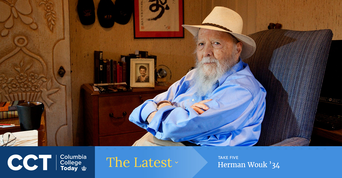 Take Five with Herman Wouk ’34 | Columbia College Today