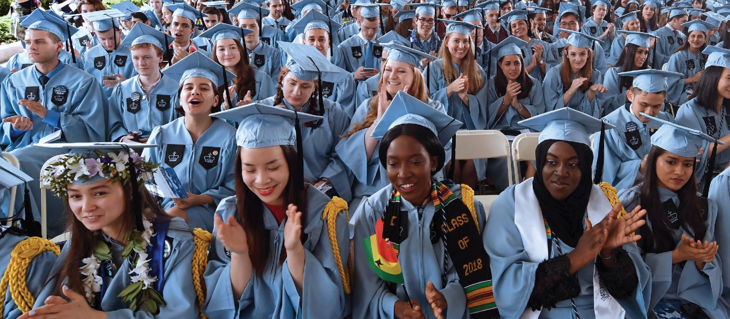 Photo of Columbia University graduates