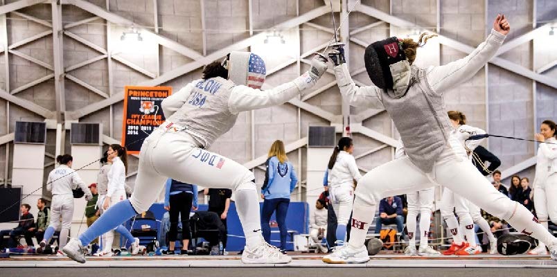 a fencing match