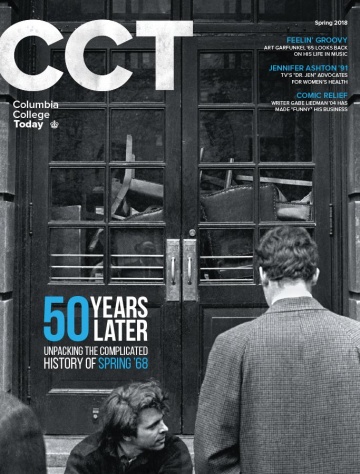 Cover of Columbia College Today Magazine, Spring 2018 edition