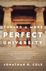 Book cover for "Toward a More Perfect University"