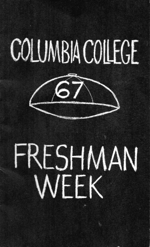 the cover of the Class of 1967 Freshman Week booklet.