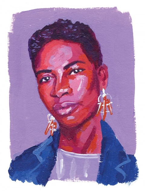 Illustration of Sabaah Folayan