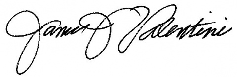 Dean Valentini's signature