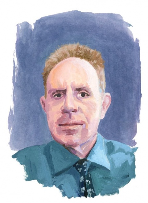 Illustration of Edward Mendelson