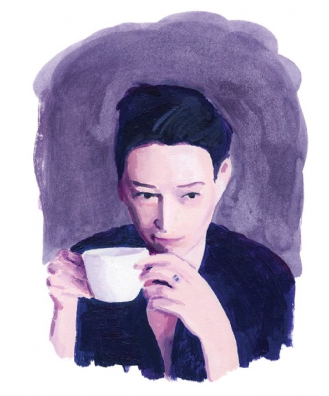 Illustration of Katja Vogt