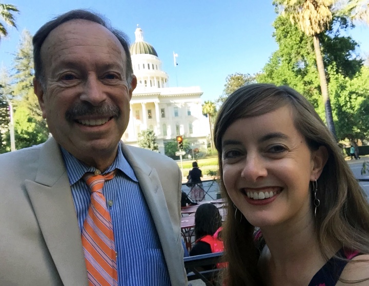 Bob and Rebecca at CA Capitol