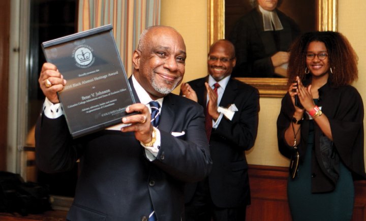 Peter V. Johnson receives the Black Alumni Council’s 2016 Heritage Award