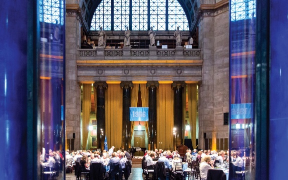 The 50th-anniversary Class of 1966 dinner in Low Rotunda.