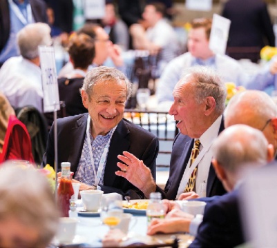 The Dean’s Breakfast brings together classmates.