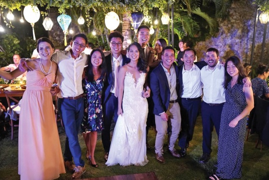 Joyce Hau ’07 and Edward Chiang SEAS’07 were married in Bali