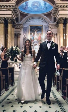 Allison McLaren TC’15 and Ryan Haslett ’12 were married in Old City Philadelphia on November 17