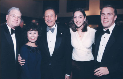 Milstein and friends at the award ceremony